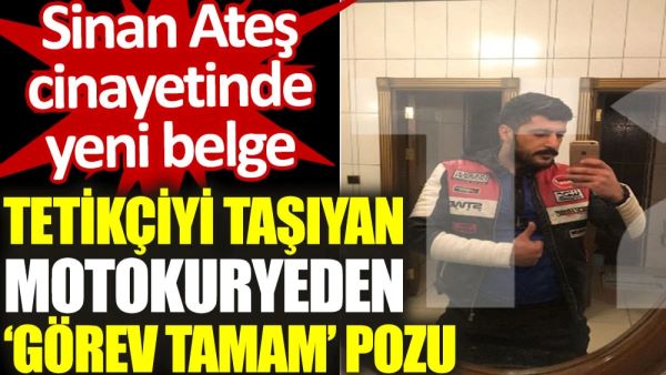 Sinan Ateş cinayetinde yeni gelişme.!
