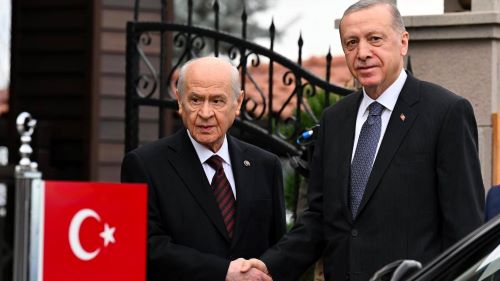 Erdoğan, Bahçeli'yi evinde ziyaret etti