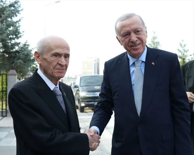 Erdoğan ve Bahçeli Ankara'da bir araya geldi